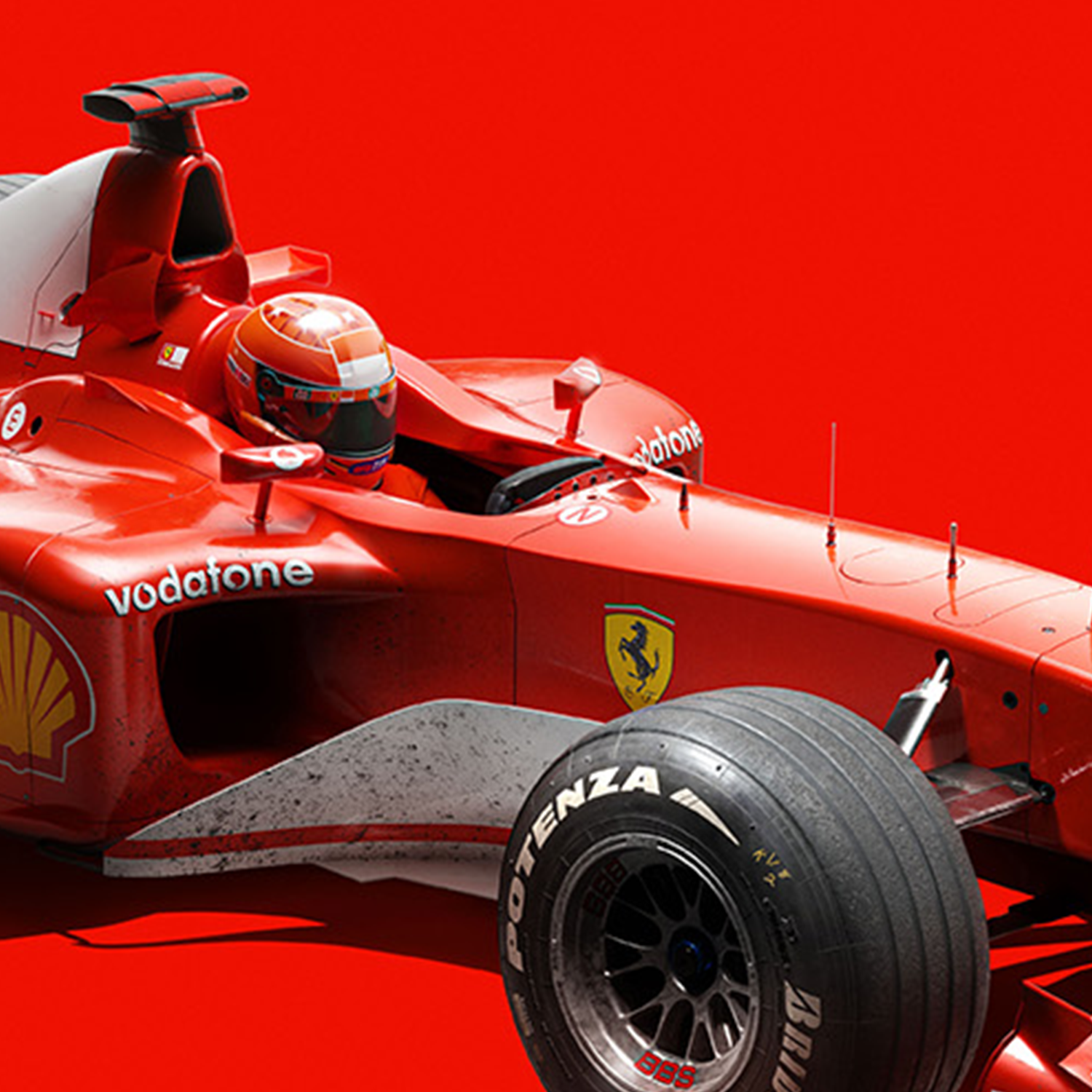 Ferrari F2002 - Michael Schumacher Suzuka GP 2002 | Collector's Edition Poster | Large