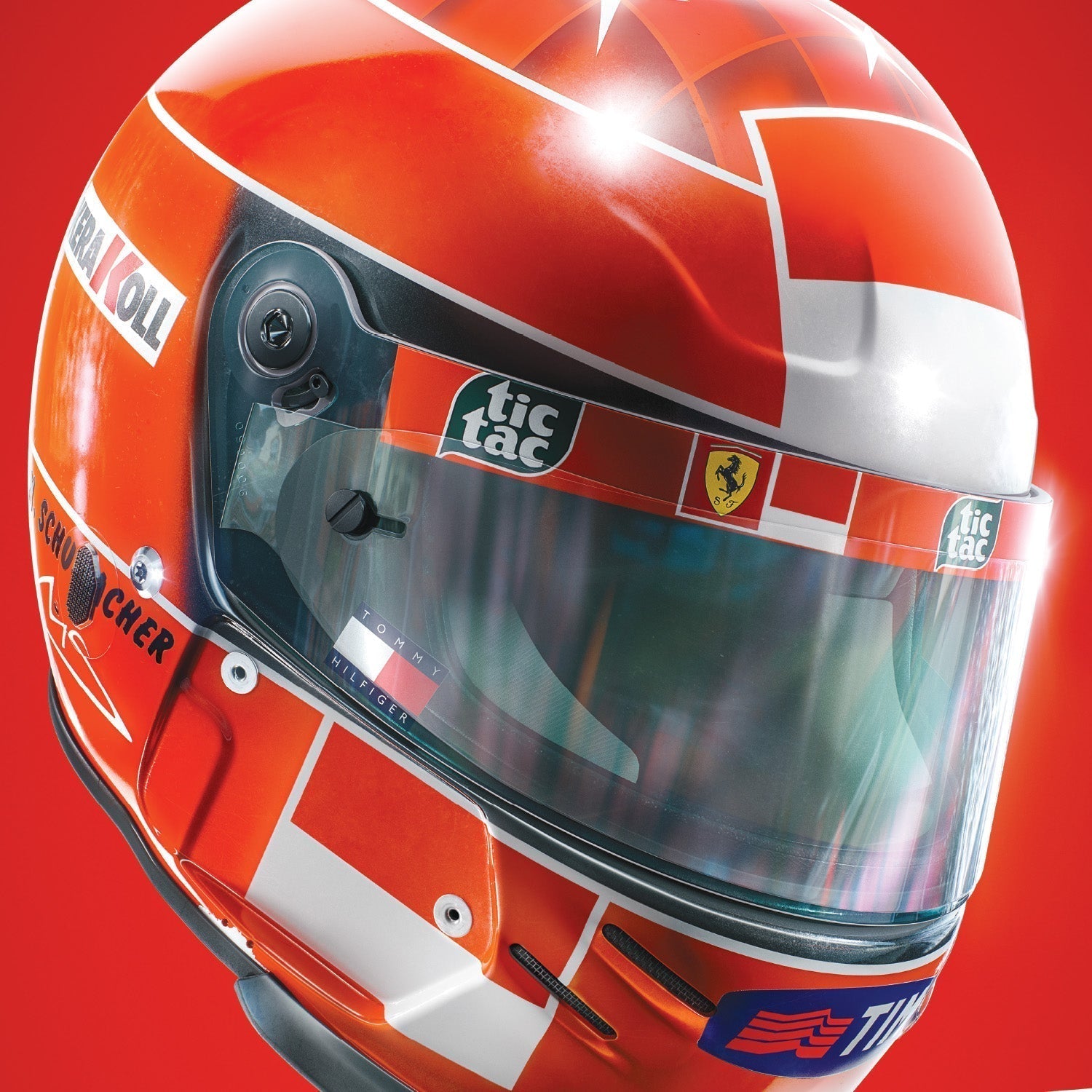 Michael Schumacher Helmet | Poster | Large