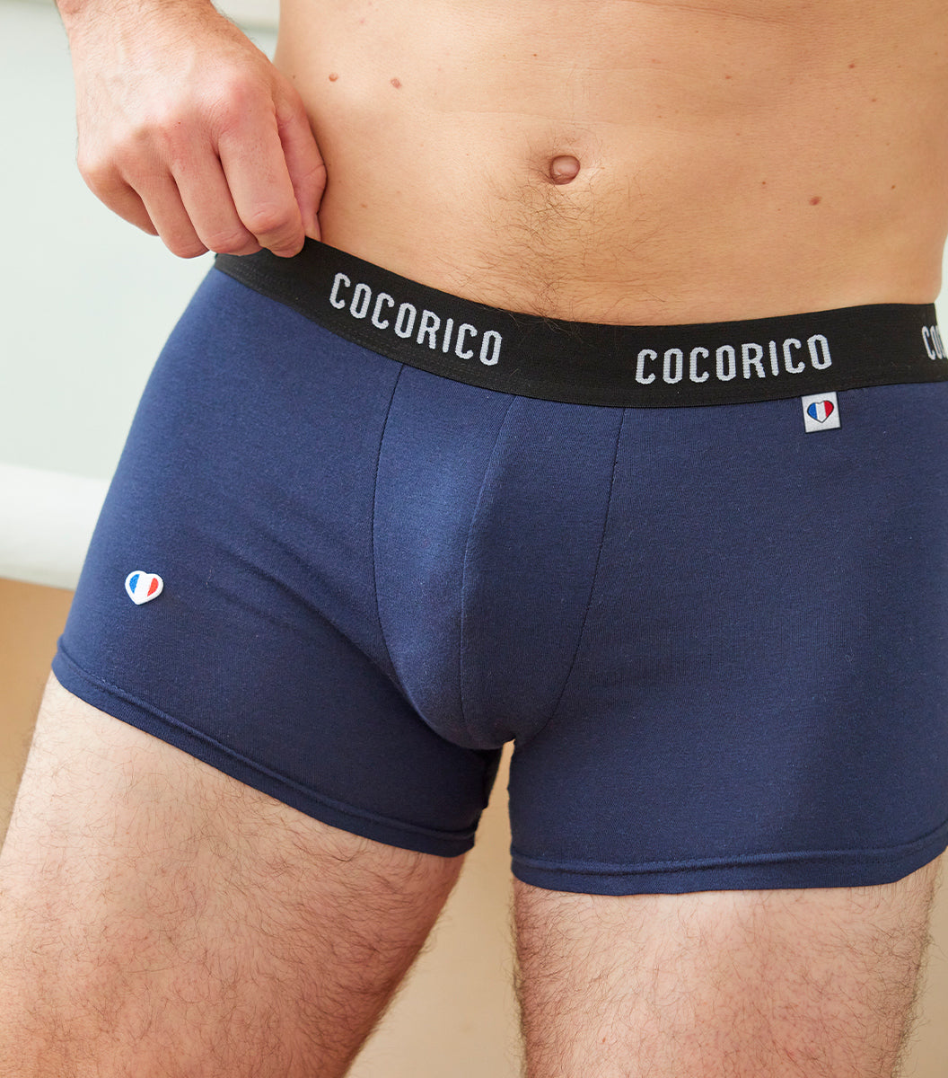Boxer Homme Signature Marine - Iconique