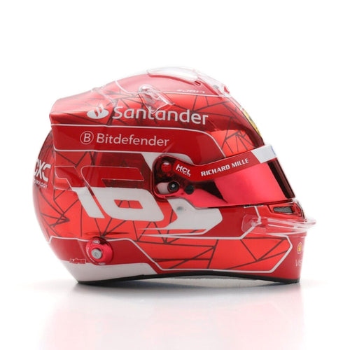 #16 Leclerc Singapore GP 2024 1:5 Mini Helmet