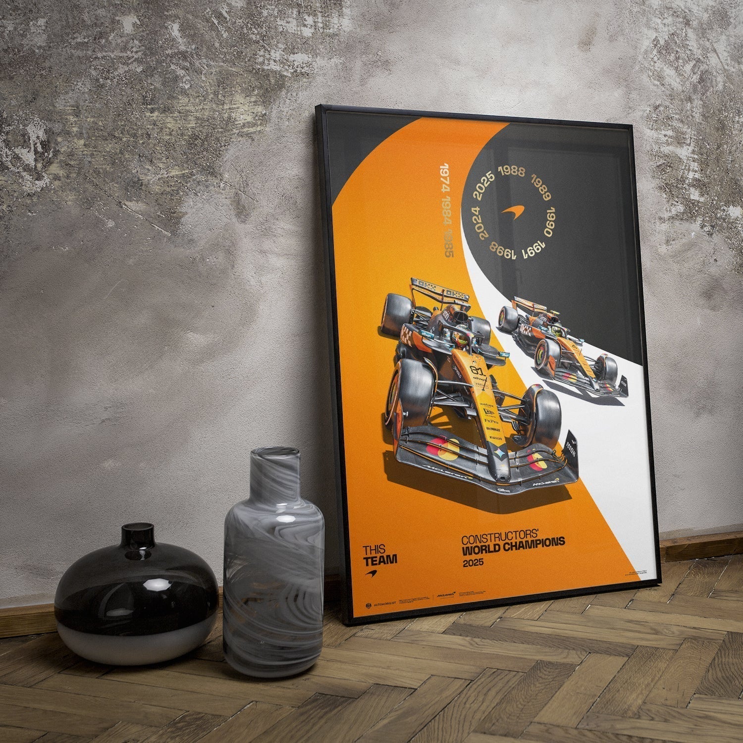 2025 Constructors World Champions | Official Poster | Large