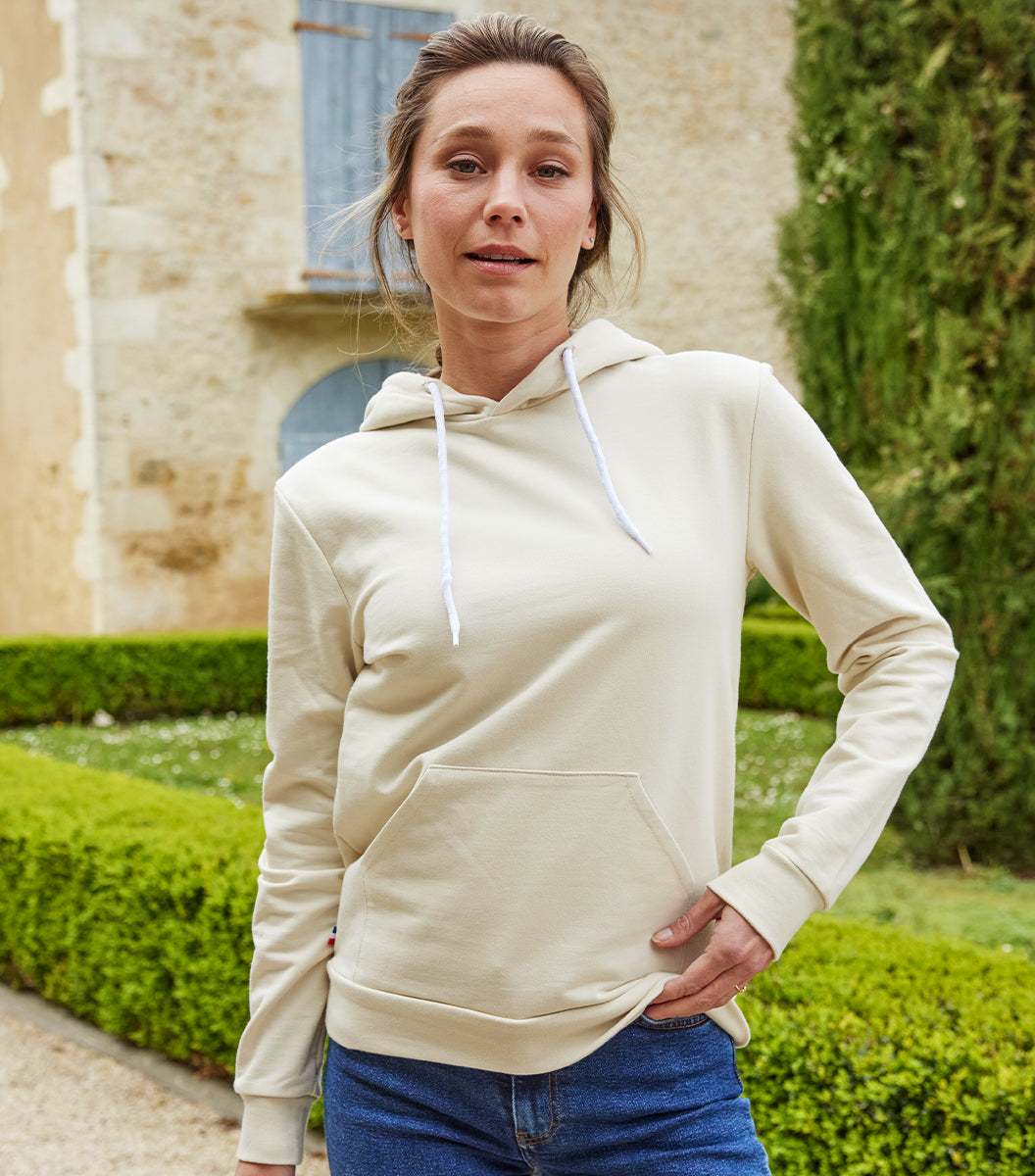 Sweat à capuche Femme Sable - Intemporel