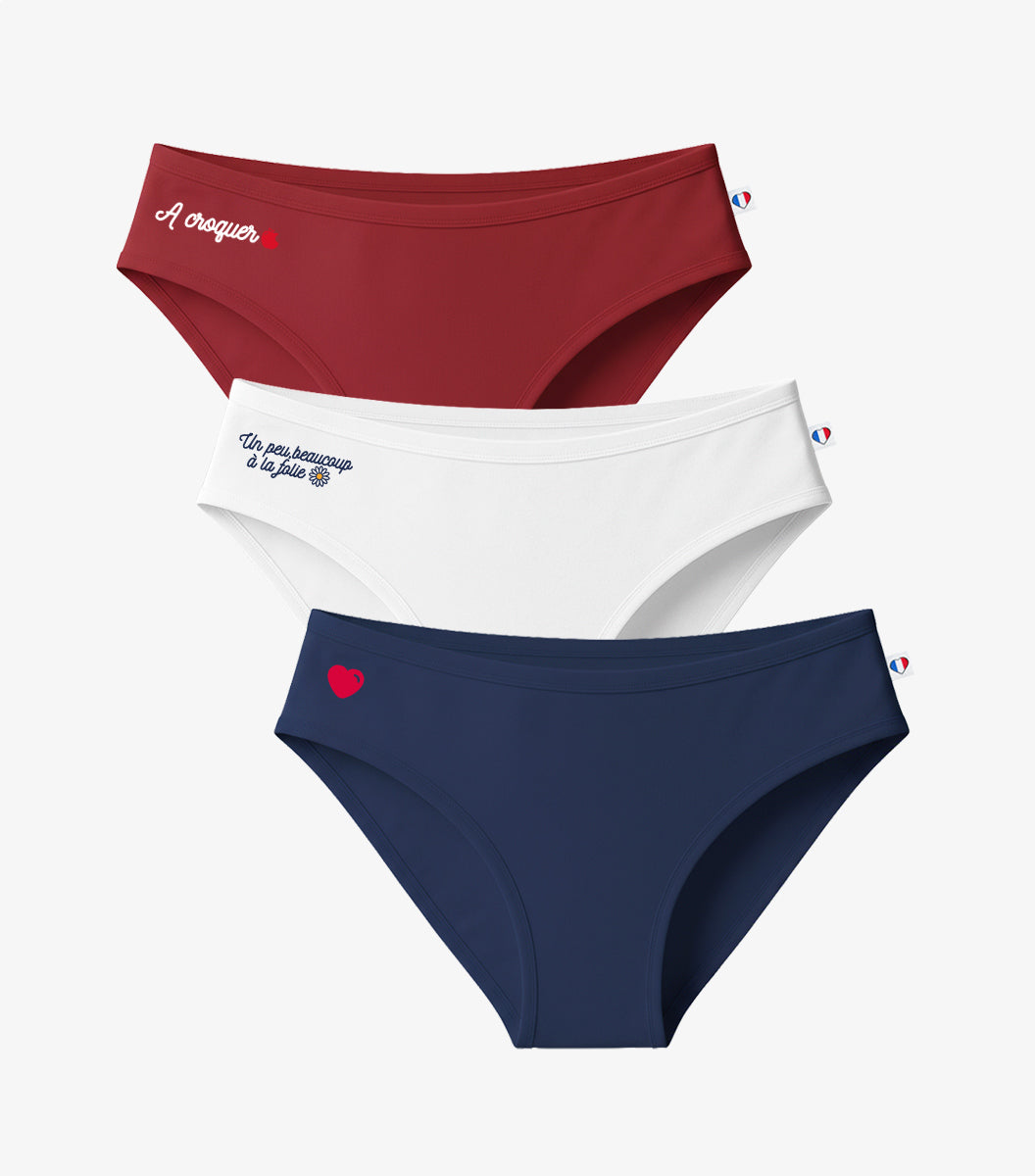 Culotte Femme x3 - Pack Amour