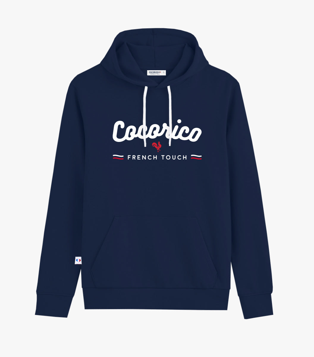 Sweat à capuche Femme Marine - French Touch