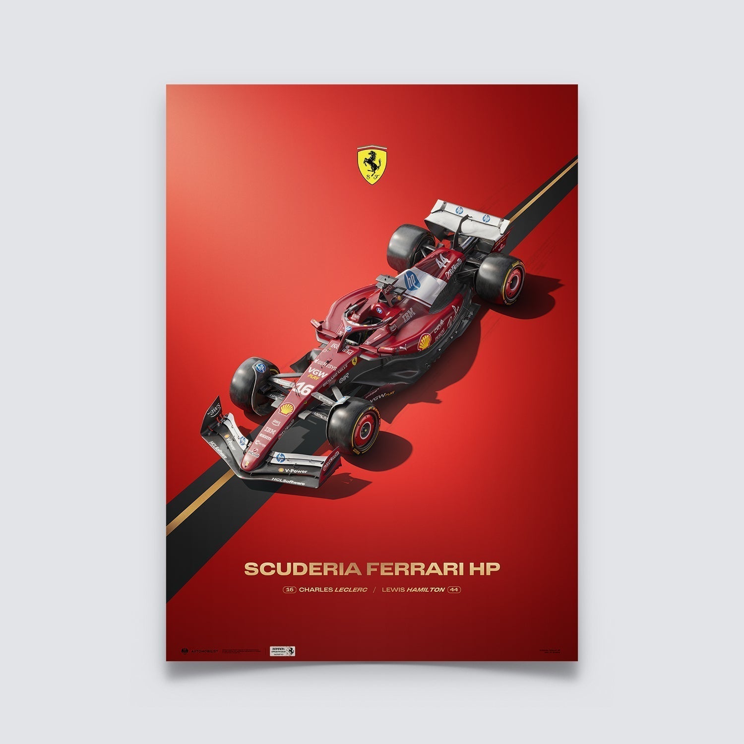 Ferrari SF-25 | Official Poster | Large