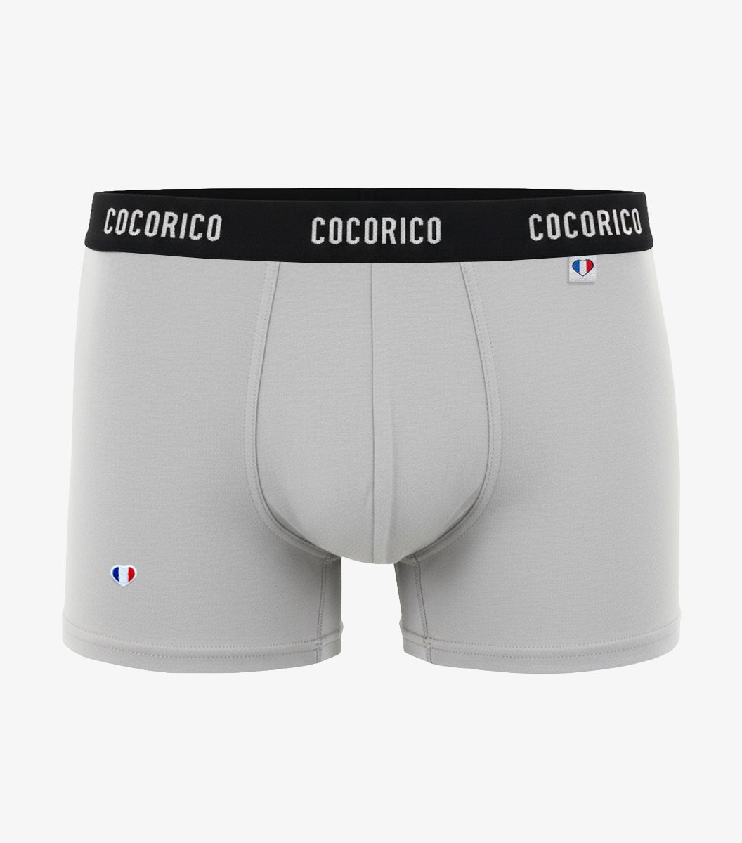 Boxer Homme Signature Gris - Iconique