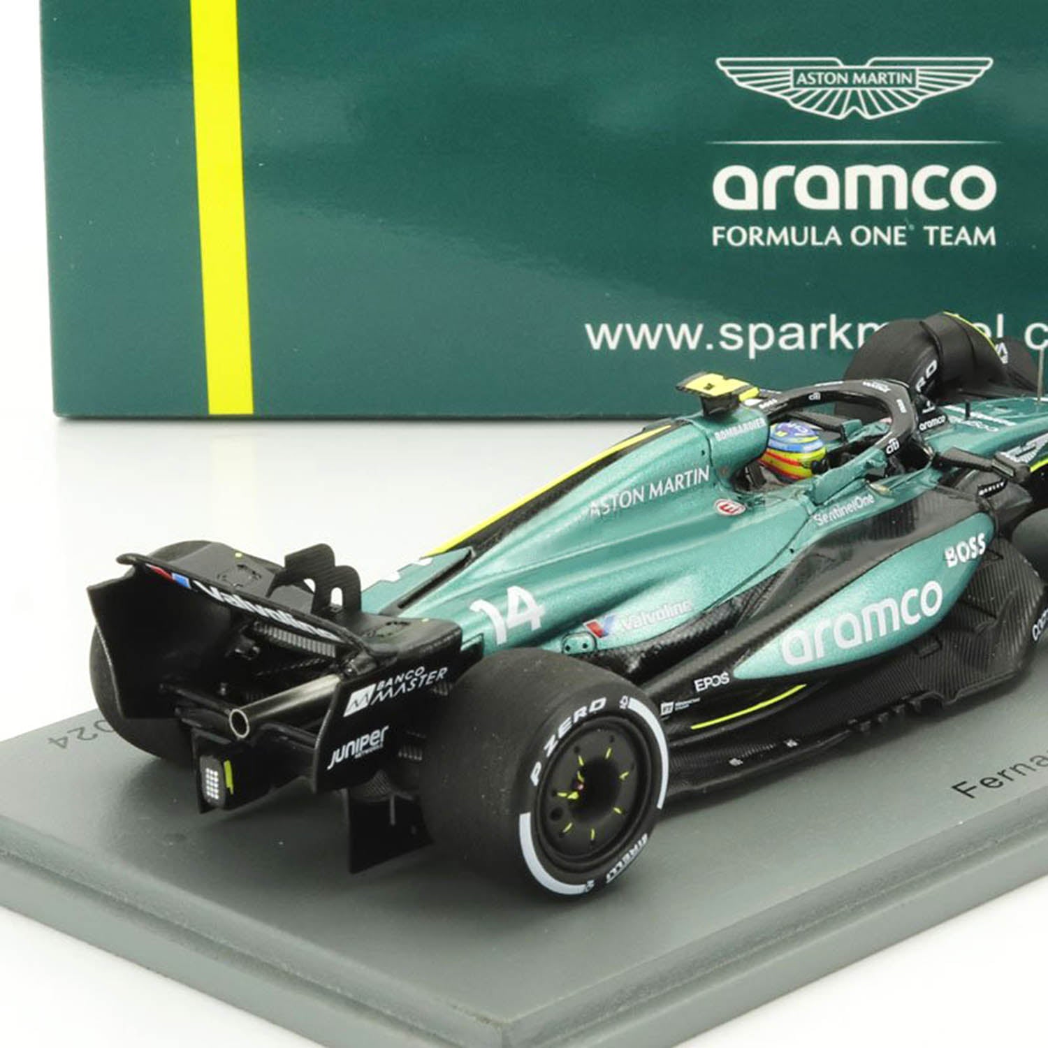 #14 Alonso 2024 Saudi Arabian GP 1:43 Spark Car Model