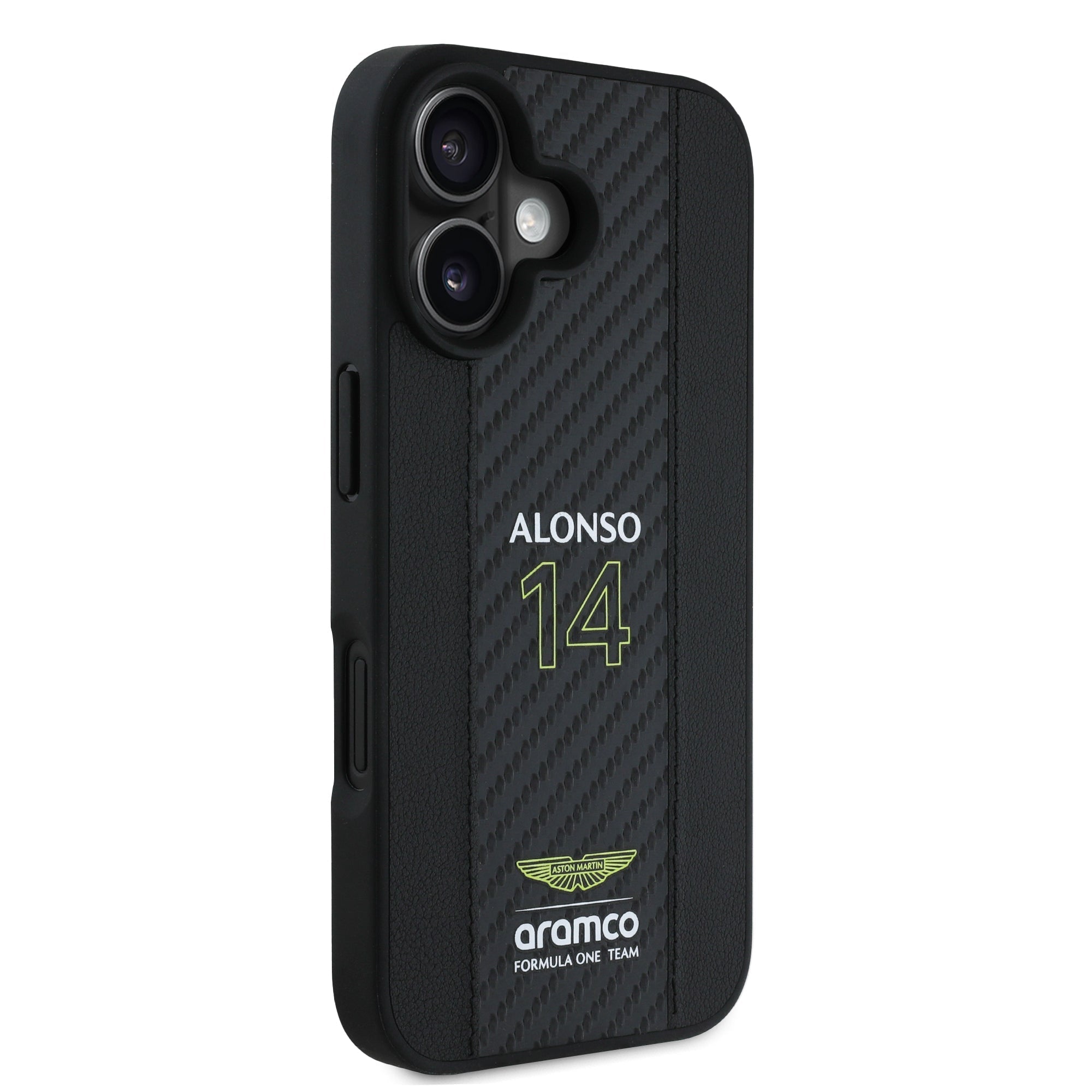 Alonso iPhone Case with Carbon Fiber Stripe
