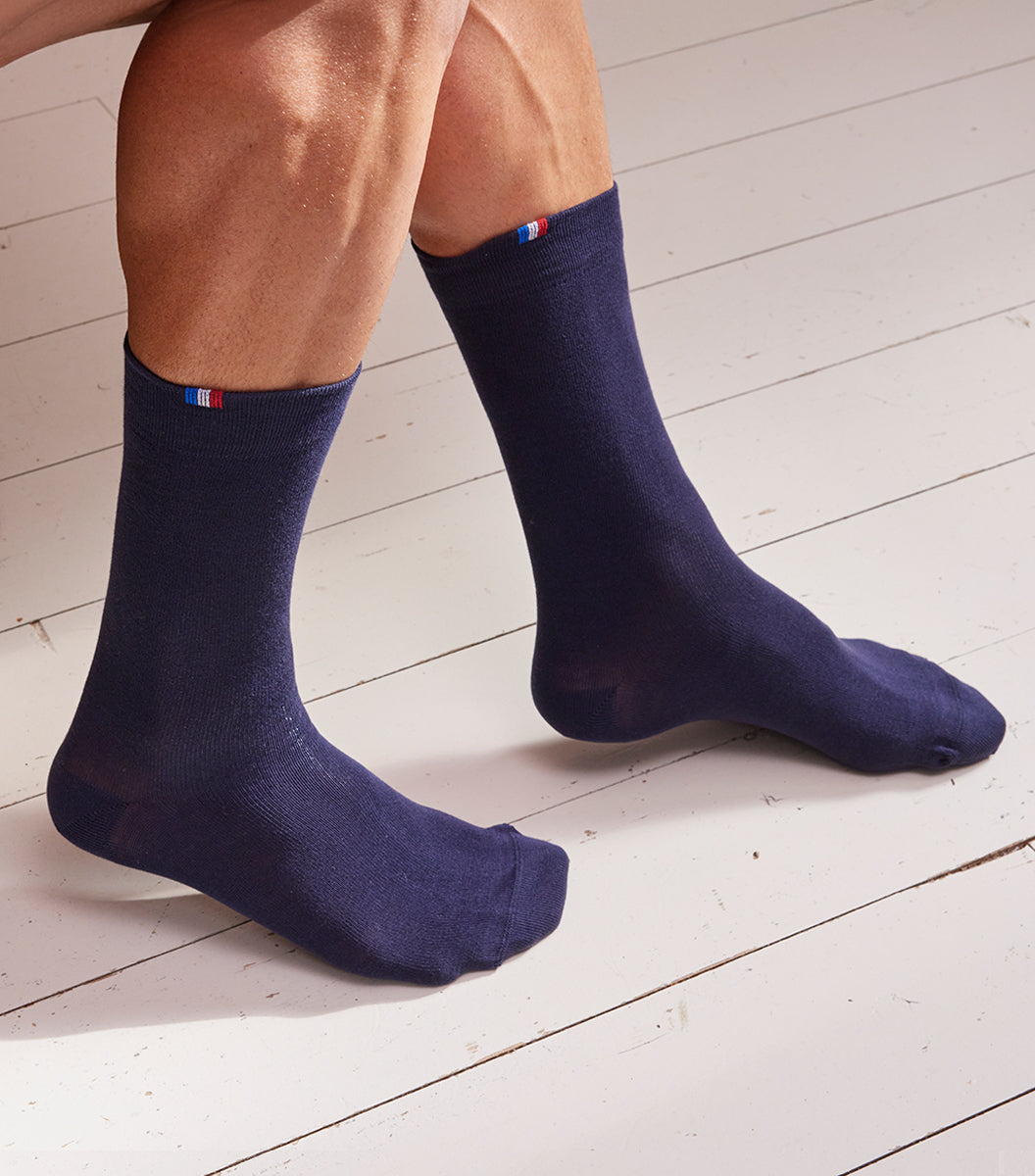 Chaussettes Homme Bleu Marine