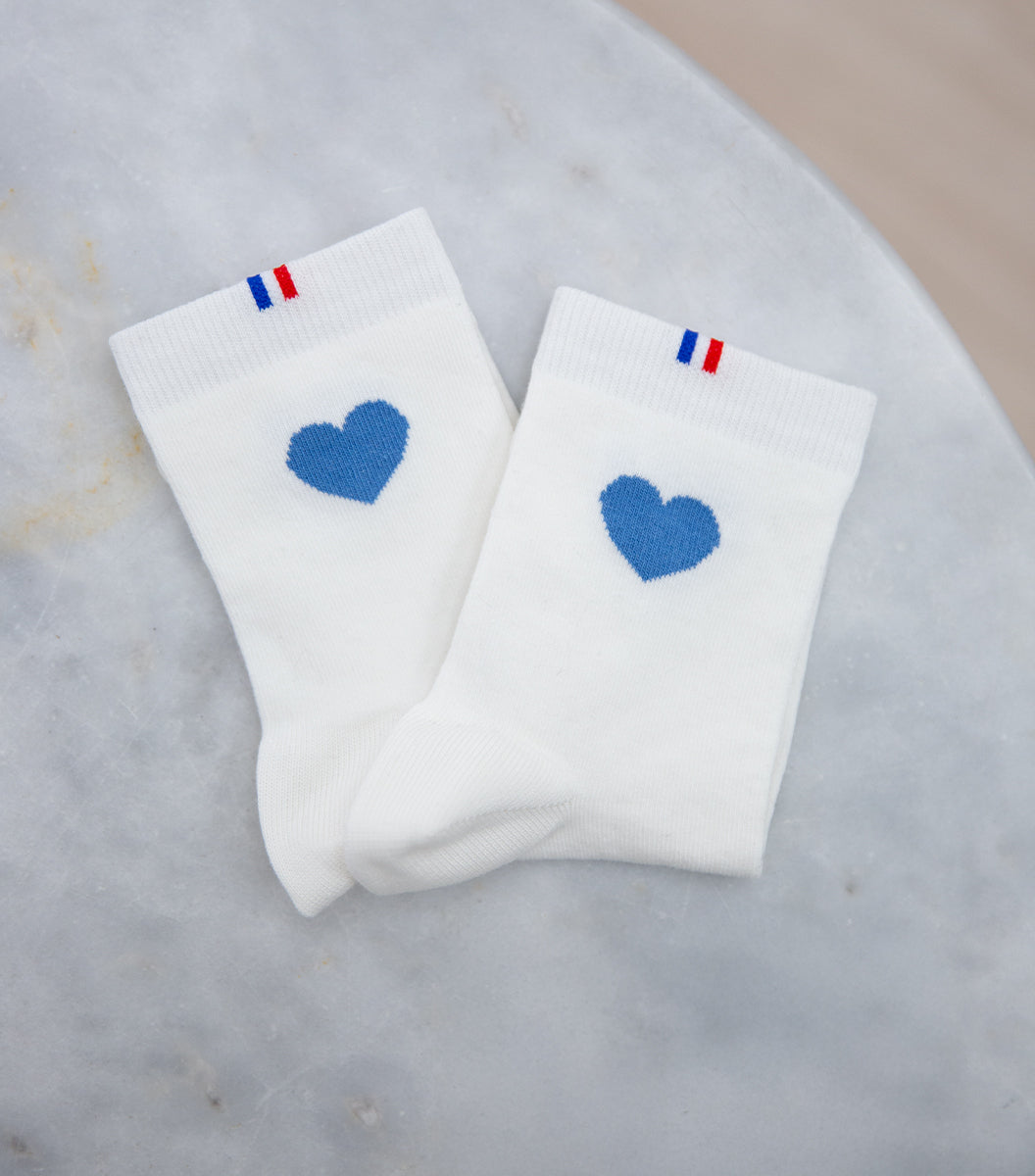Chaussettes Femme x2 - Pack Cœur Ciel