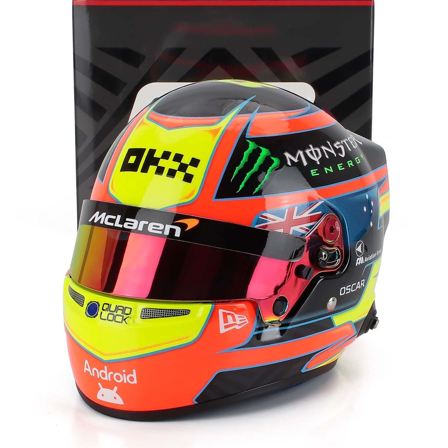 #81 Piastri 2025 Season 1:2 Mini Helmet by Bell