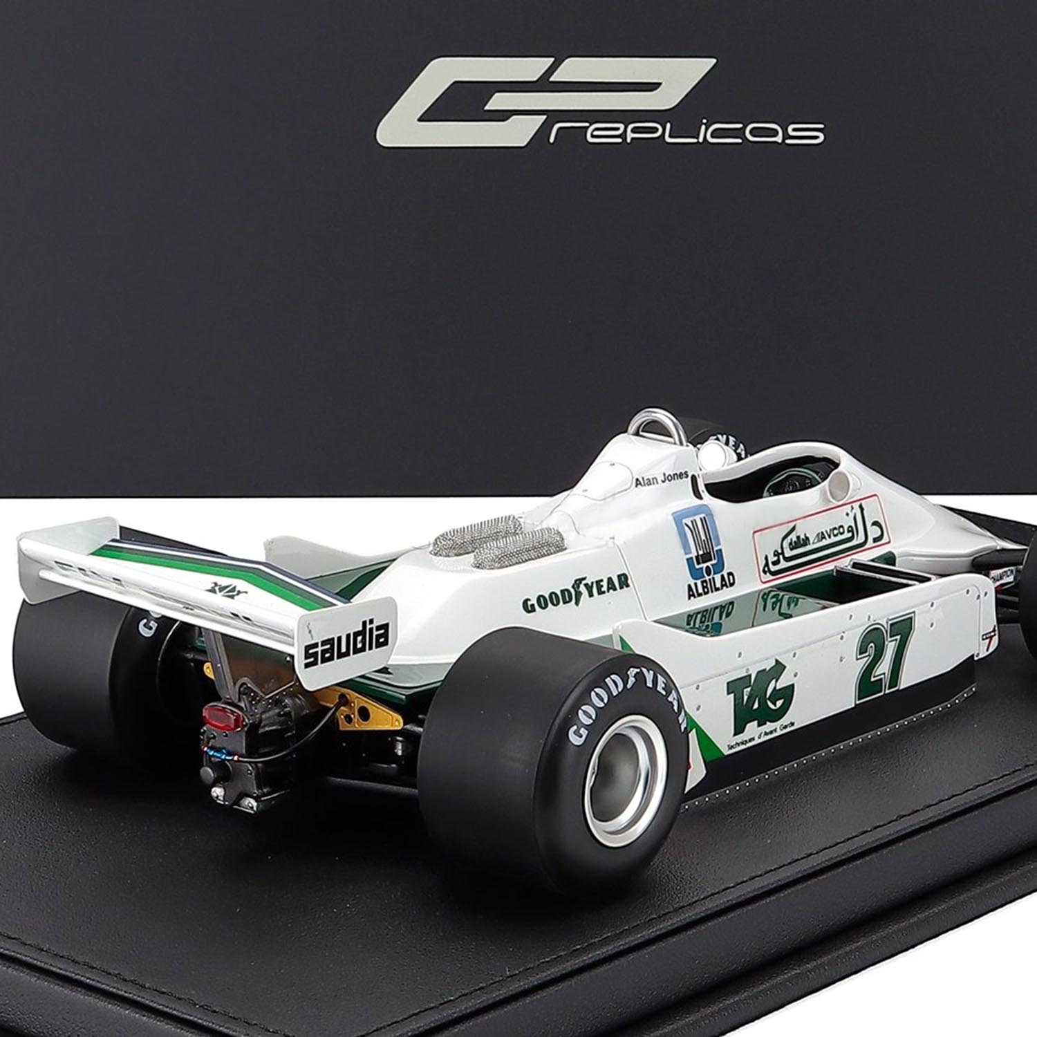 Alan Jones FW07 1979 Fly Saudia World Champion 1:18 Car Model