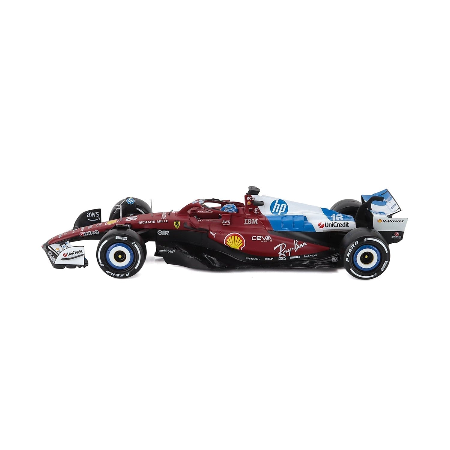 #16 Leclerc SF-25 Miami GP 2025 1:18 Car Model