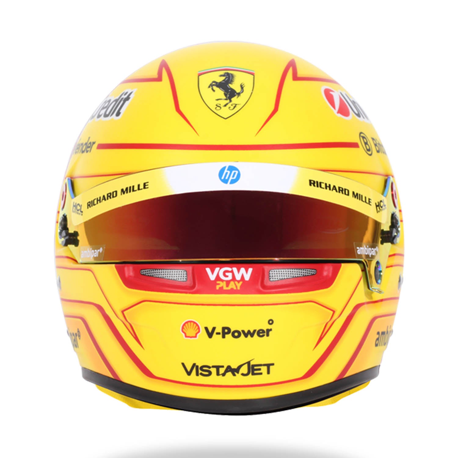 #44 Hamilton 2025 1:2 Mini Helmet by Bell