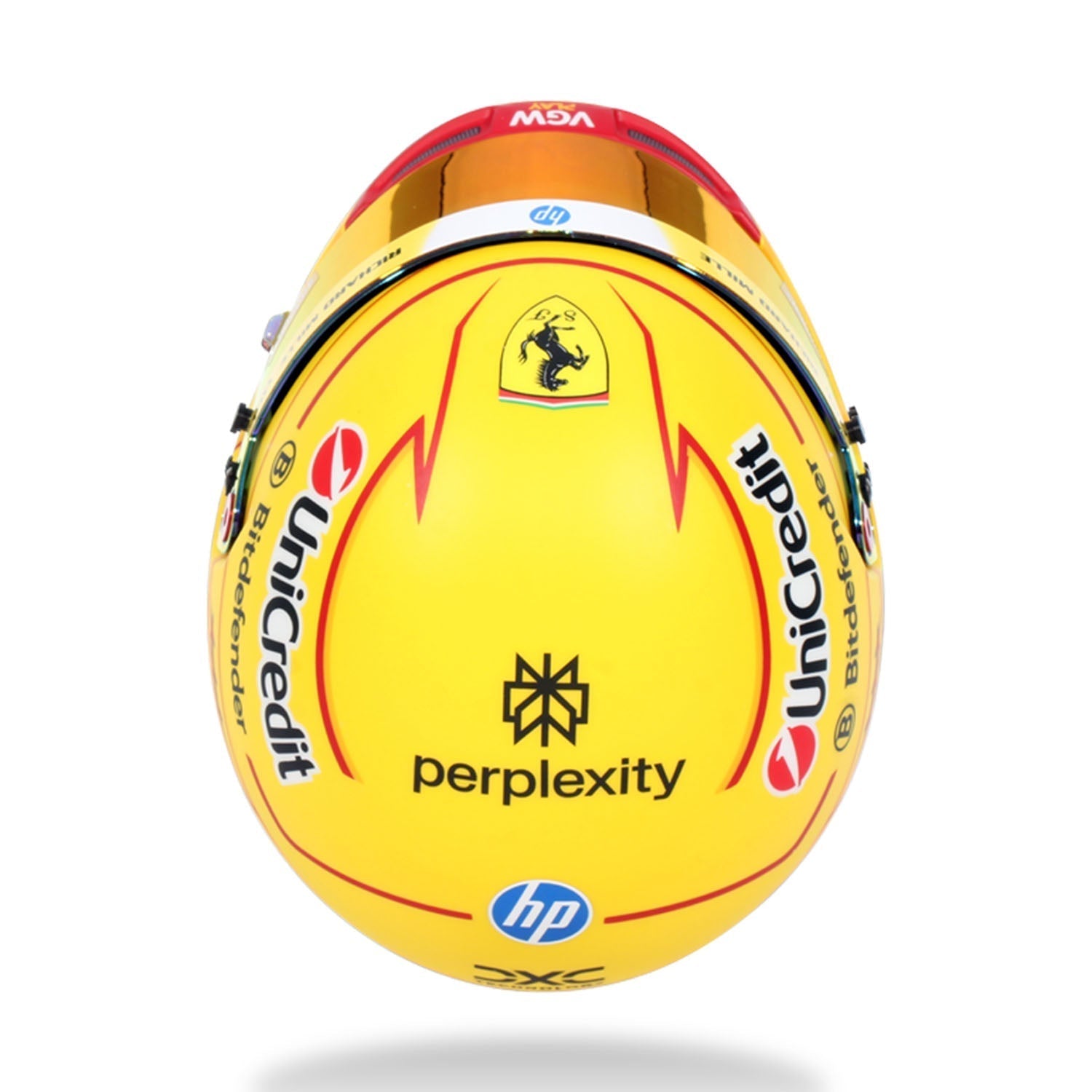 #44 Hamilton 2025 1:2 Mini Helmet by Bell