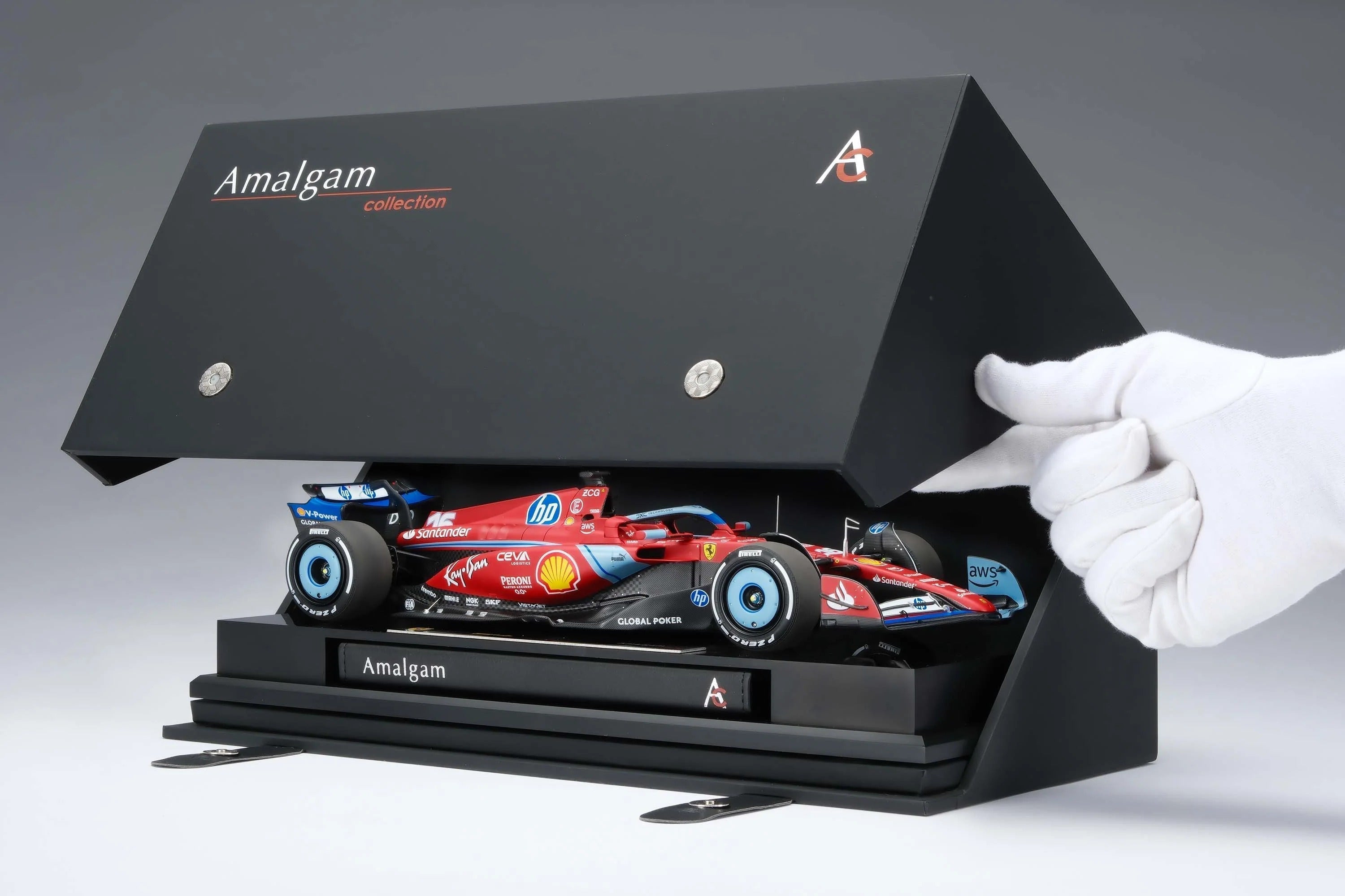 #16 Leclerc SF24 Miami GP 2024 1:18 Car Model by Amalgam
