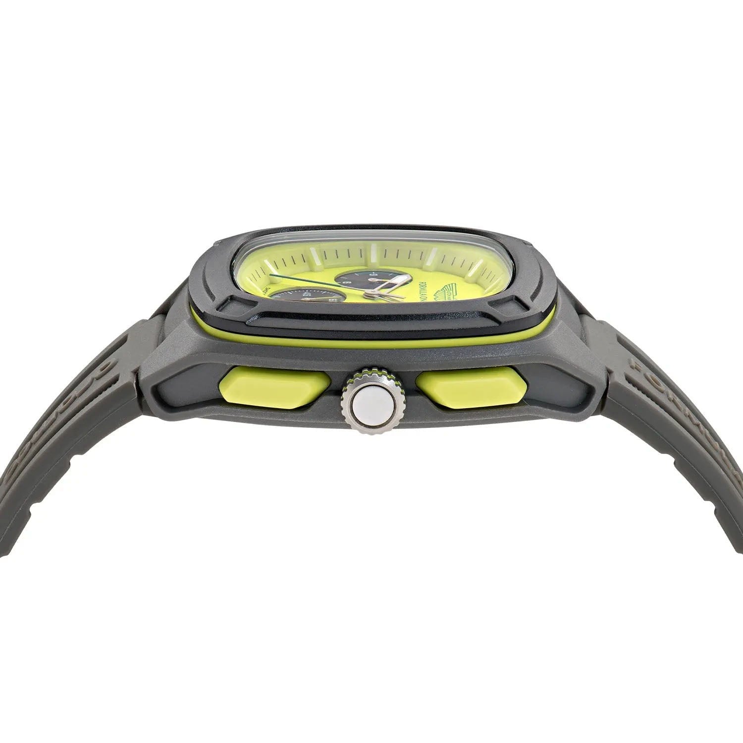OVR Grey Silicone Strap Watch