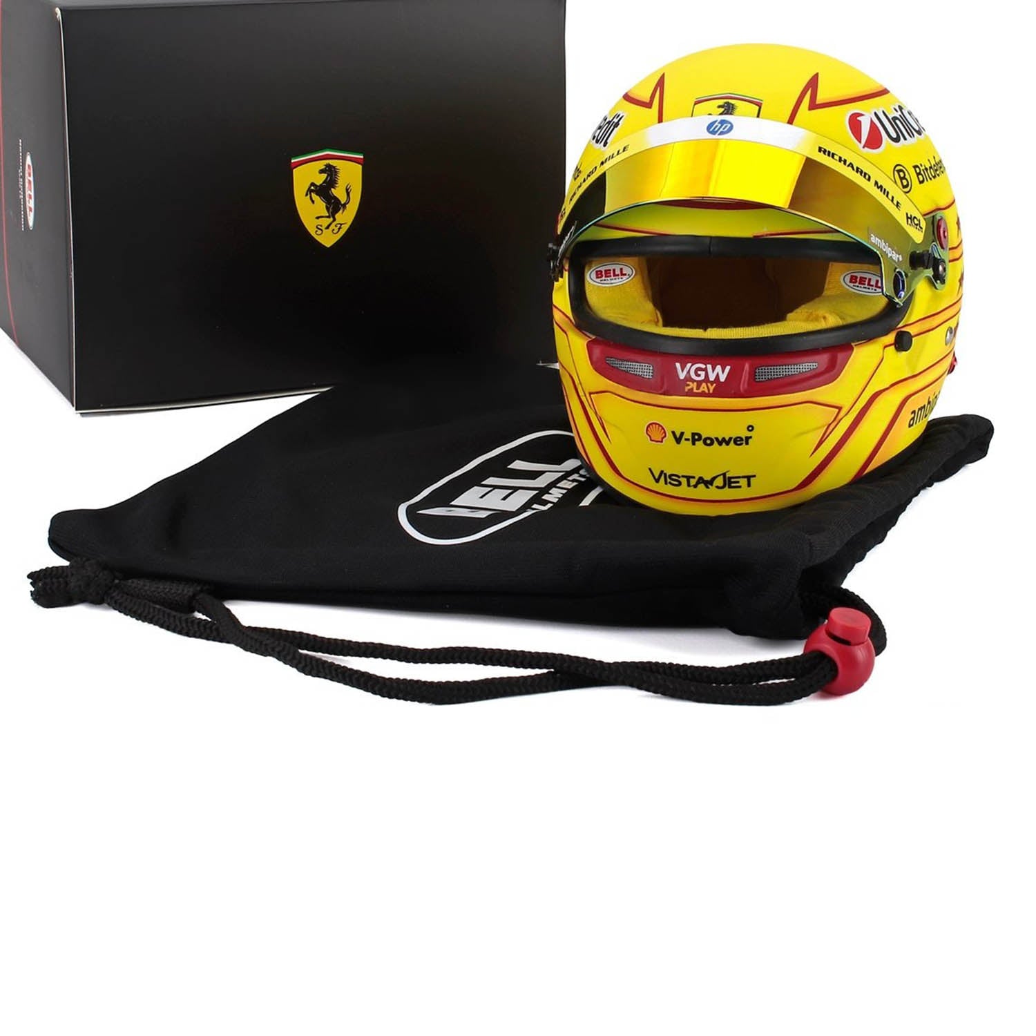 #44 Hamilton 2025 1:2 Mini Helmet by Bell