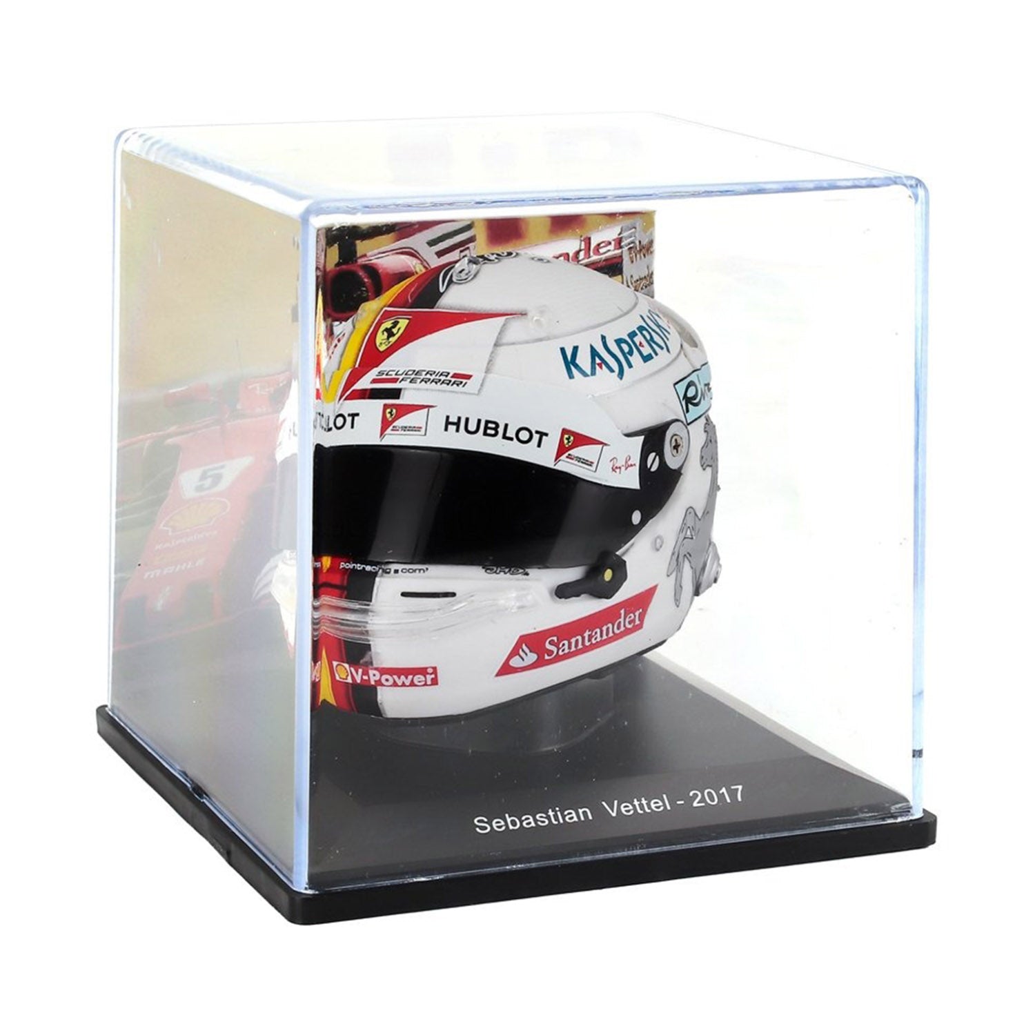 #5 Vettel 2017 1:5 Mini Helmet