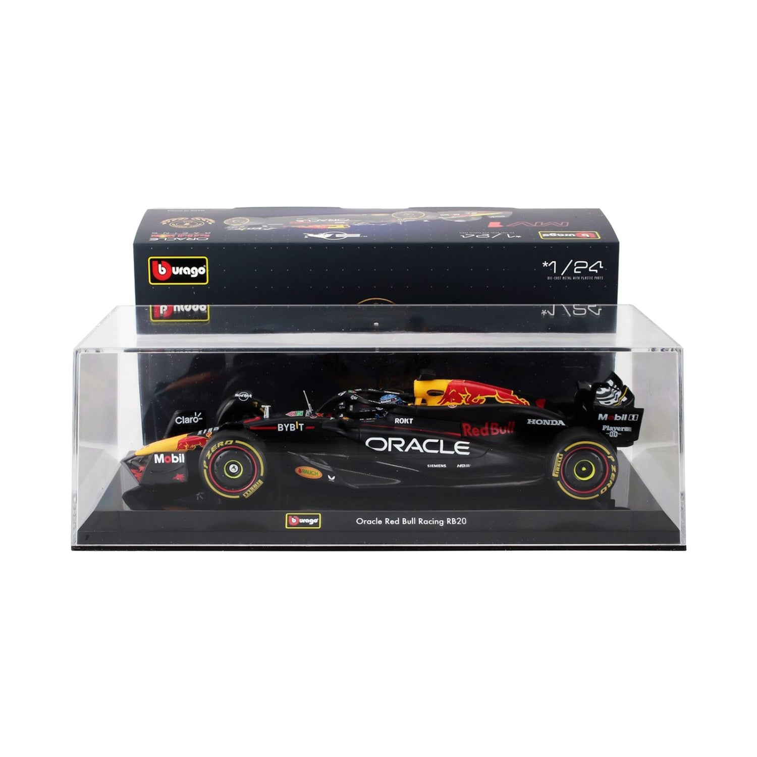 #1 Verstappen RB20 World Champion 2024 1:24 Car Model