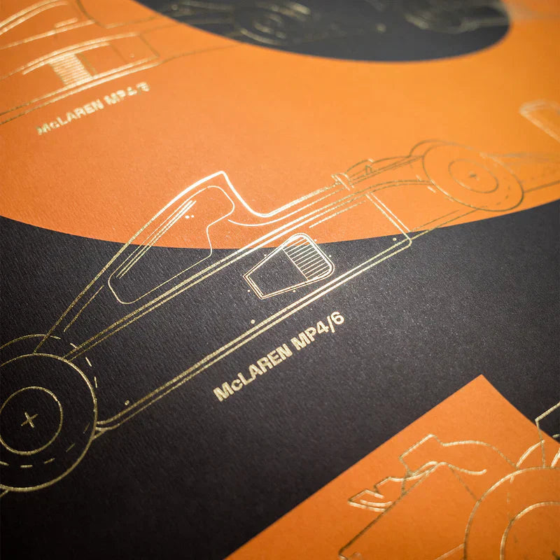 F1® World Constructors' Champions - 2024 - History | Collector's Edition Poster | Large