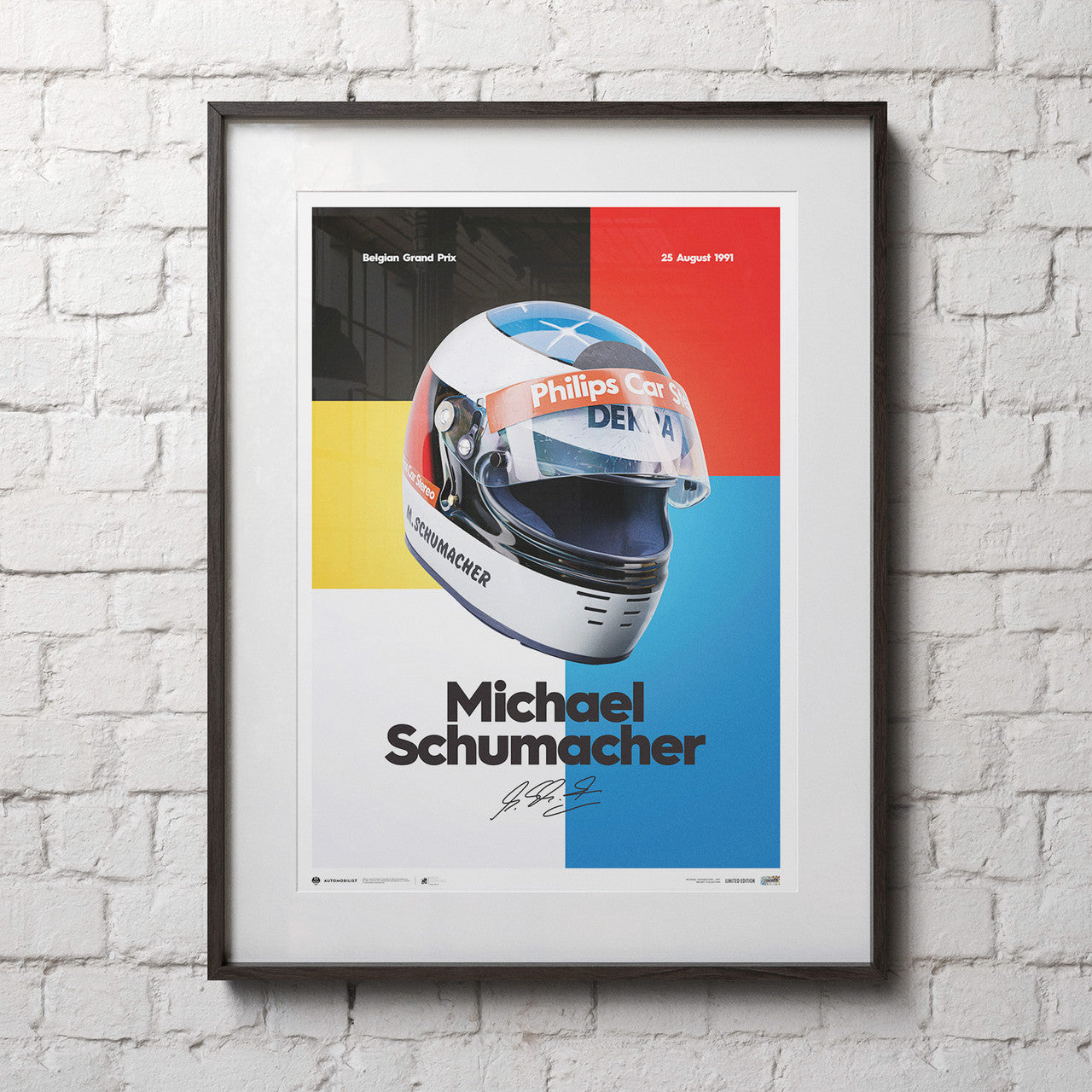 Michael Schumacher - Helmet - 1991 | Edition of 200