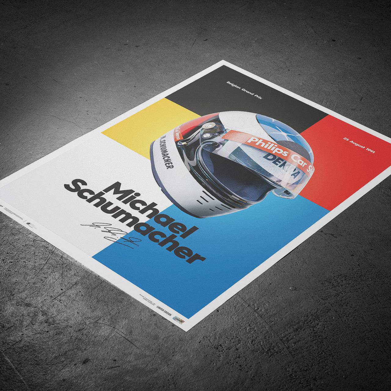 Michael Schumacher - Helmet - 1991 | Mini edition