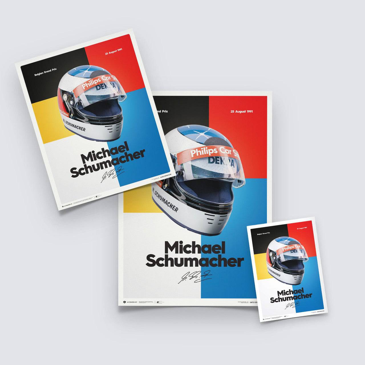 Michael Schumacher - Helmet - 1991 | Mini edition