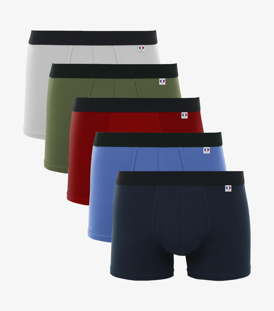 Boxer Homme x5 - Pack Quotidien