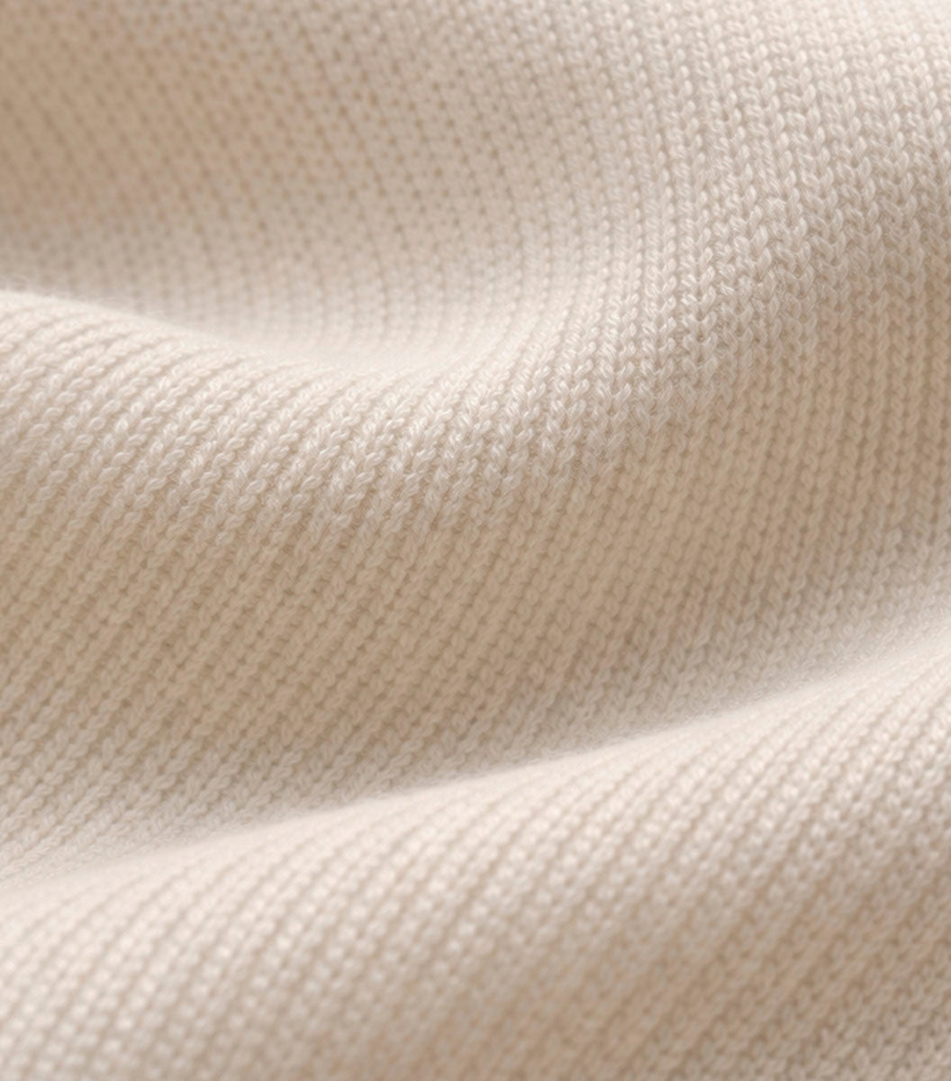 Polo Maille Femme Ecru