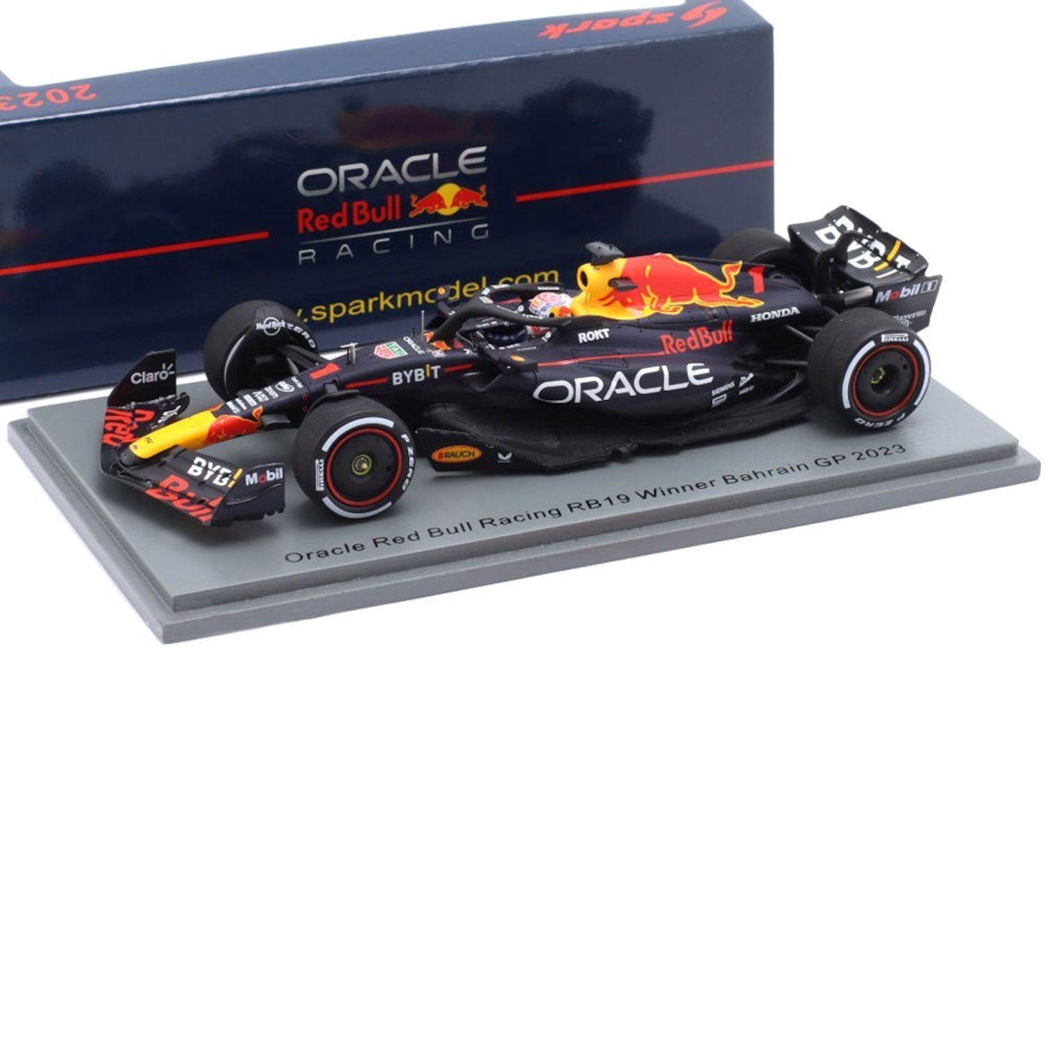 RB19 Max Verstappen #1 Bahrain GP Winner 1:43 Scale