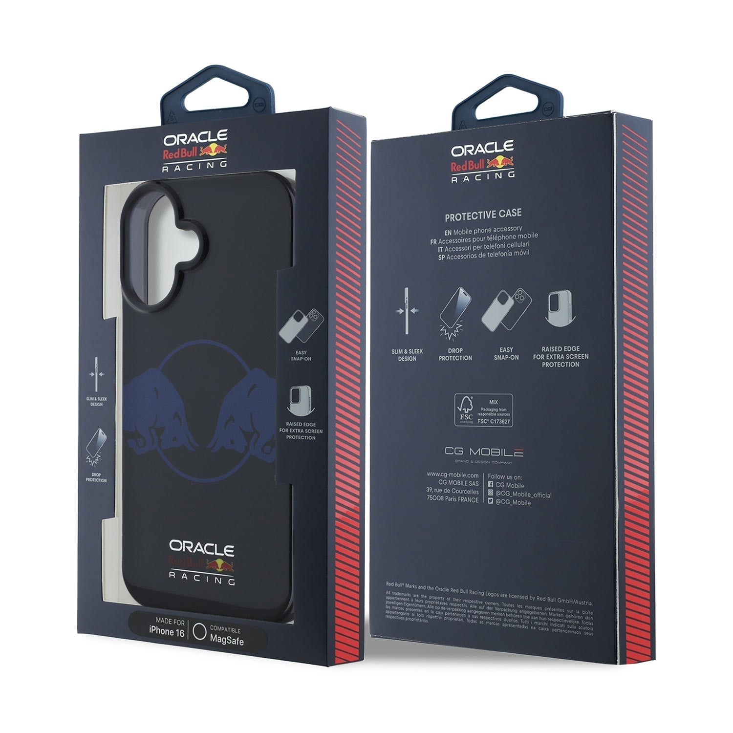Transparent Twin Bulls iPhone Case