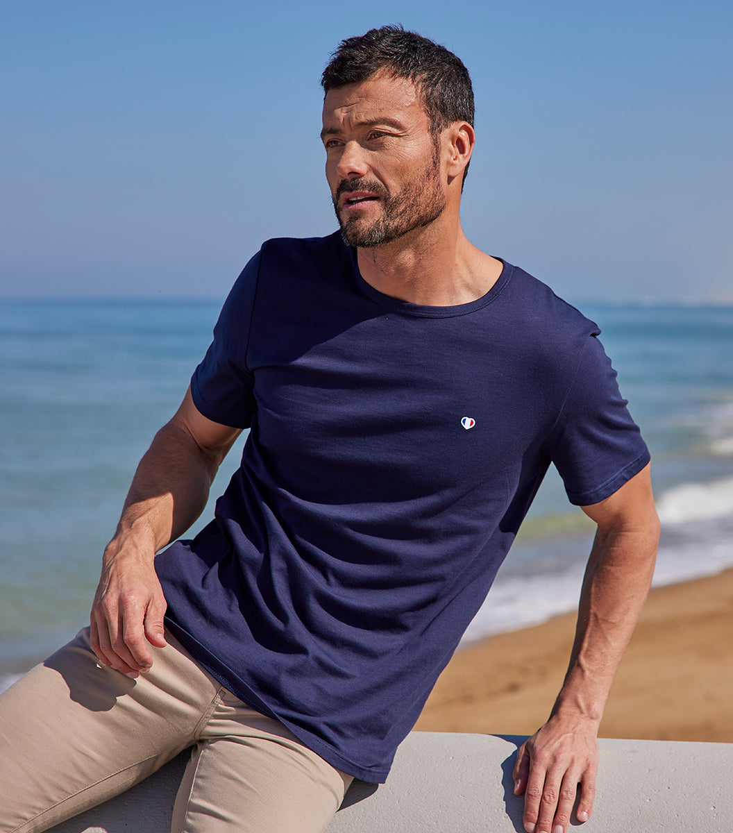 T-shirt Homme Marine - Iconique